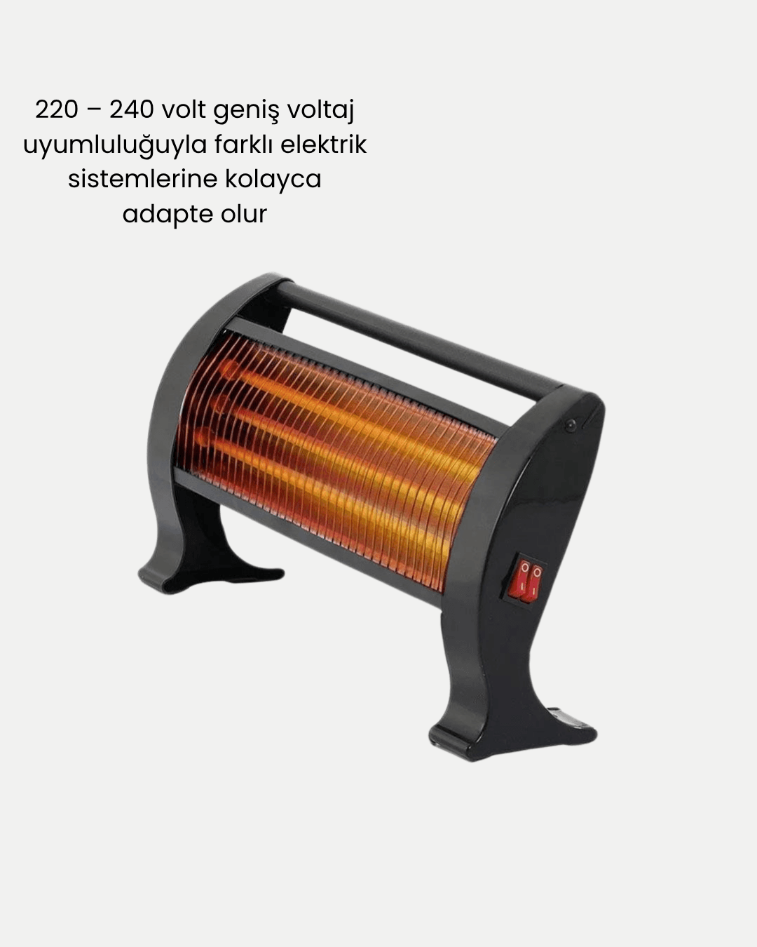 1200 Watt Ayak Isıtıcı – Hızlı Isınma, 2 Yıl Garantili ve Şık Tasarım