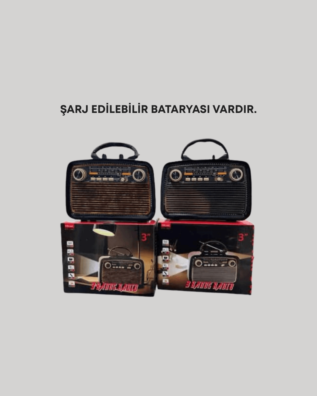 Kablosuz Bluetooth Hoparlör – Yüksek Ses Kalitesi, Uzun Pil Ömrü, FM ve AM Radyo Fonksiyonu