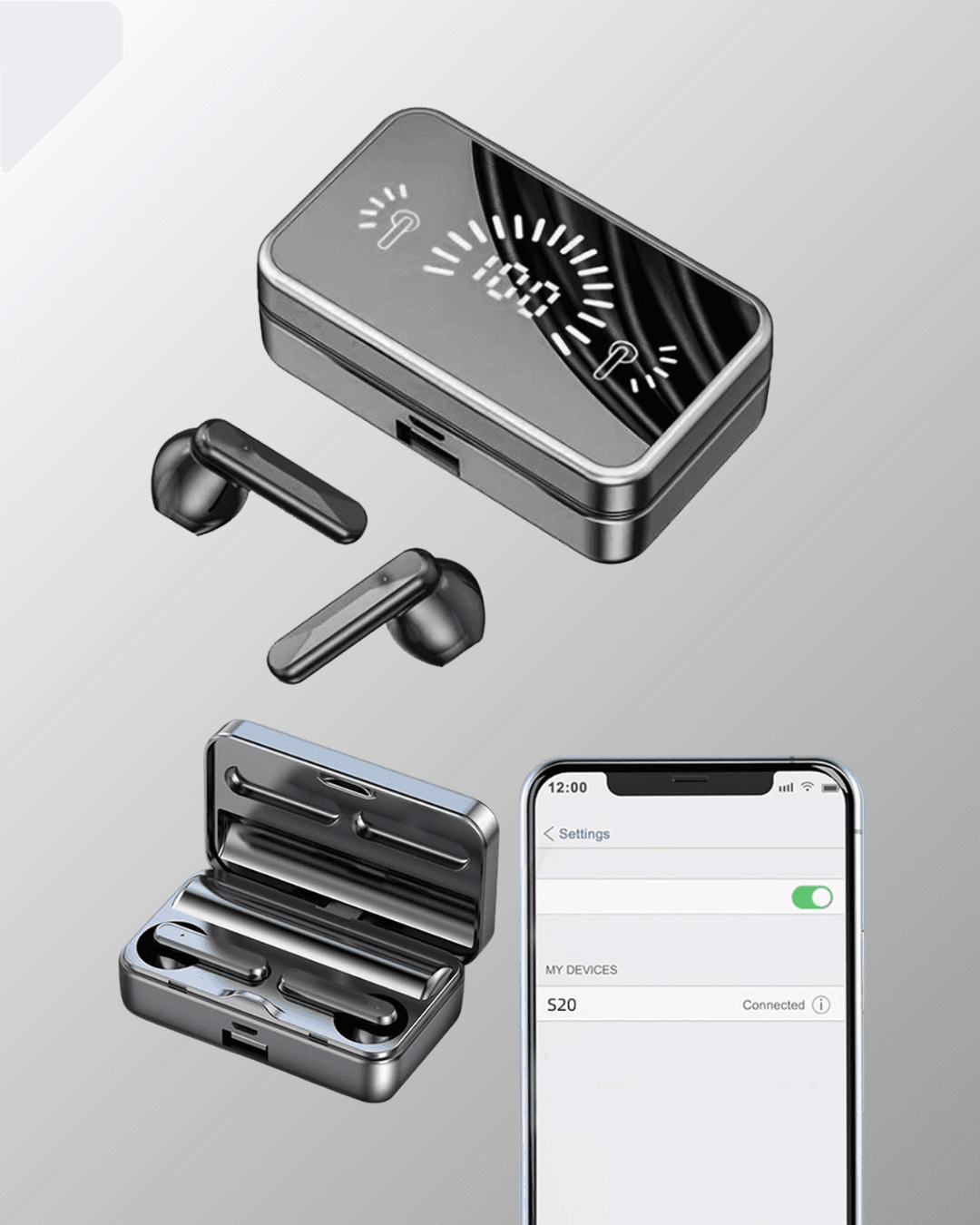 Bluetooth 5.1 Destekli bluetooth kulaklık – ANC ve Stereo Sesli