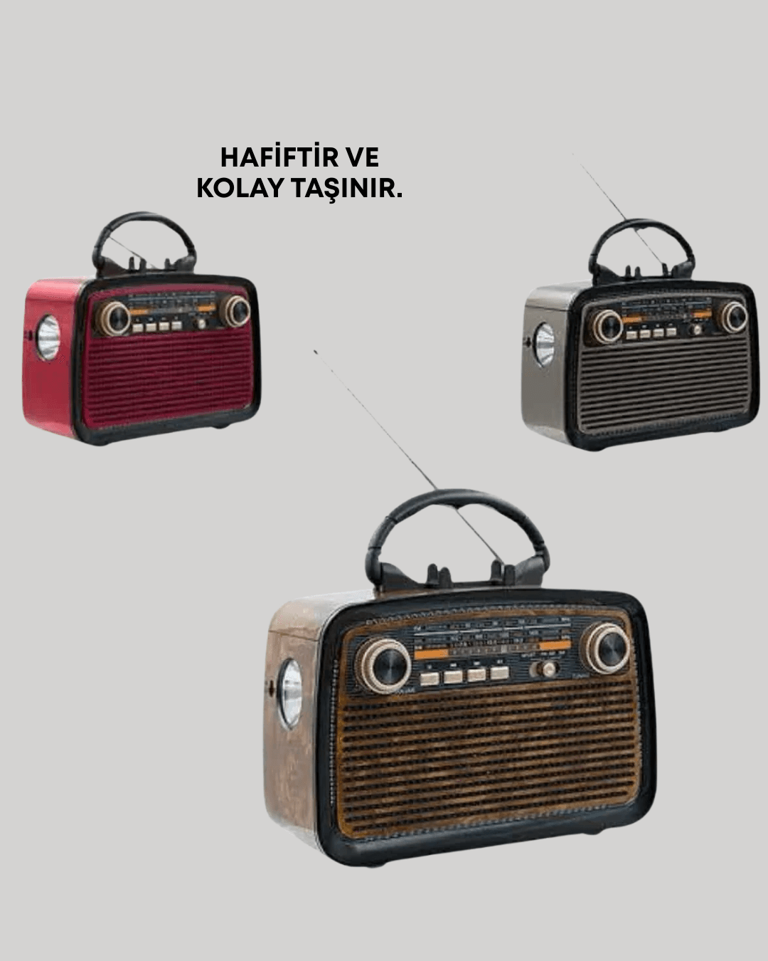 Kablosuz Bluetooth Hoparlör – Yüksek Ses Kalitesi, Uzun Pil Ömrü, FM ve AM Radyo Fonksiyonu