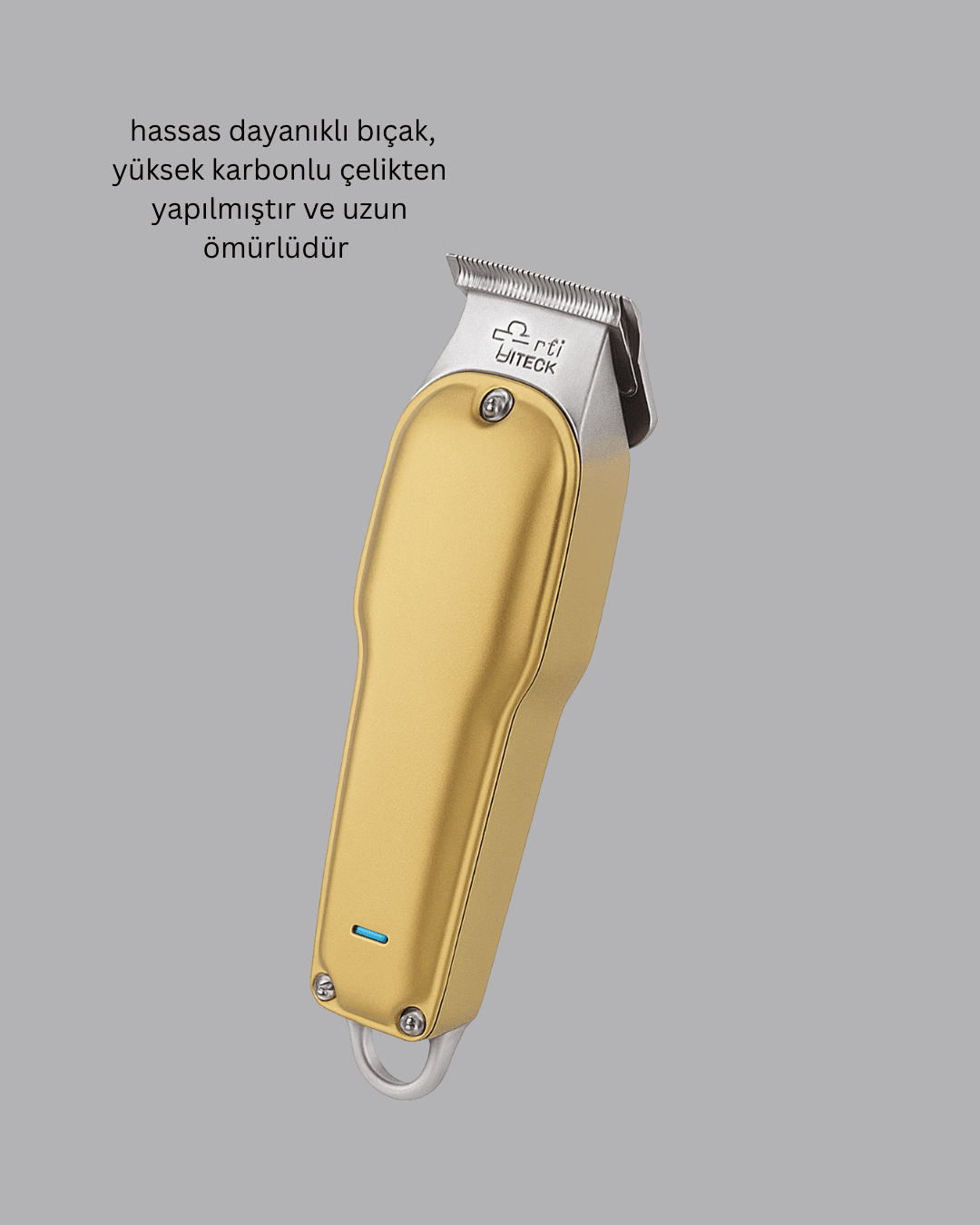 Berber Tipi Saç Sakal Kesme Makinesi USB Şarjlı Sessiz Motorlu