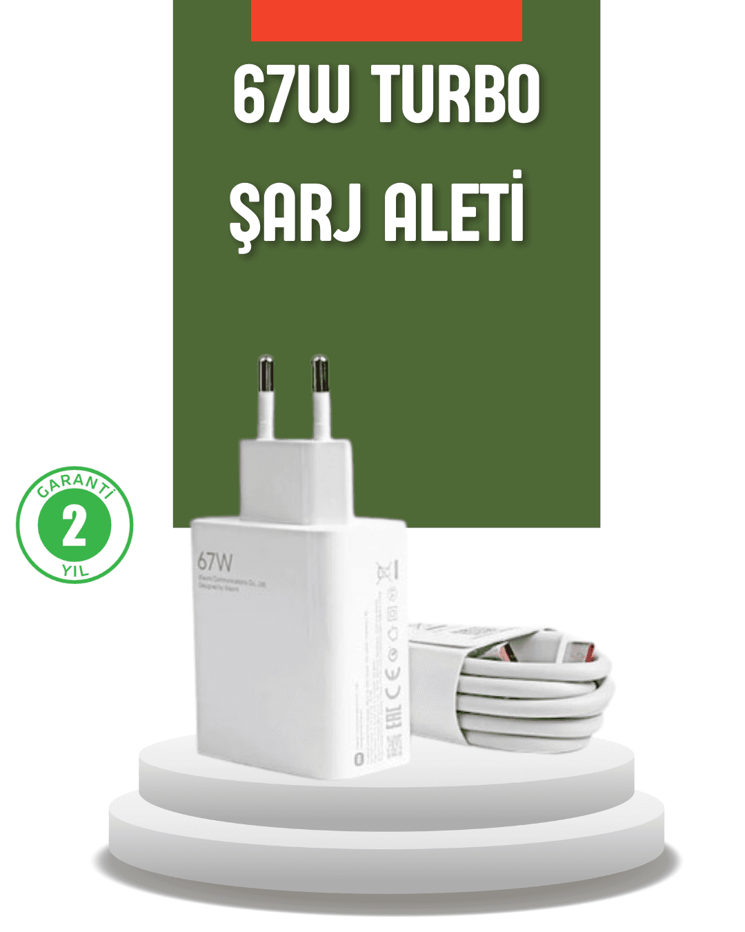 67 Watt Turbo Şarj Cihazı Redmi Note 10 11 12 Uyumlu