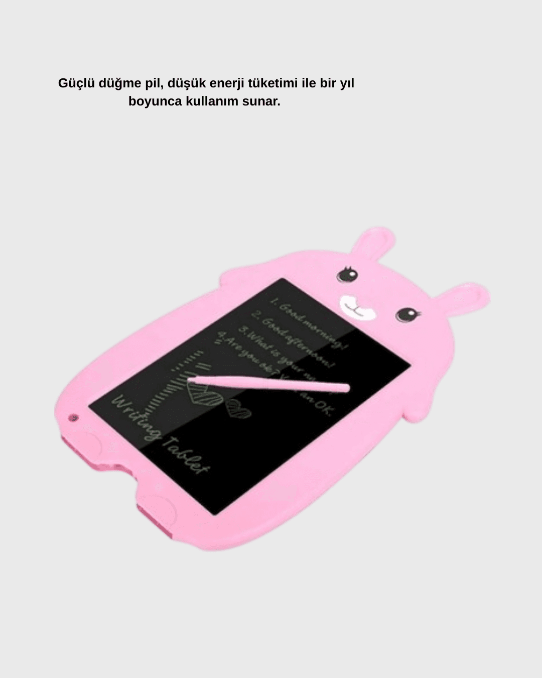 LCD Yazı Tableti 12 inç Tek Tuşla Silme Kilitli Çocuk Eğitim Çizim Tableti