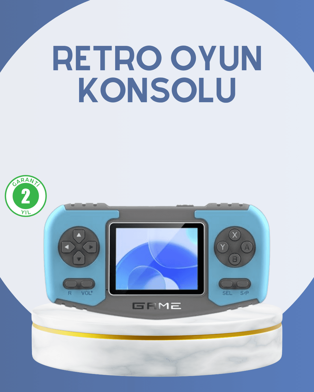 Çocuklara Özel Retro Oyun Konsolu Portatif Eğlence Cihazı