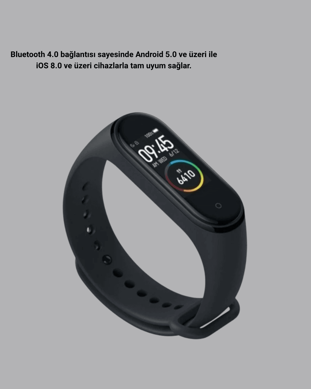 Akıllı Bileklik 0.96 İnç Ekran Kalp Atışlı Kan Basınçlı IP67 Suya Dayanıklı