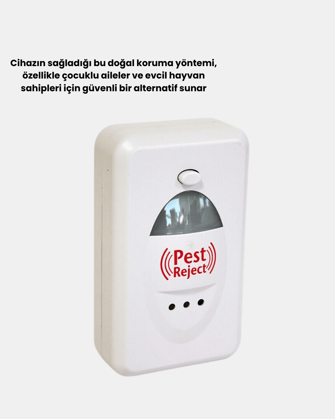 Fare, Sivrisinek ve Böcek Kovucu Ultrasonik Cihaz – Güvenli ve Kimyasalsız Çözüm