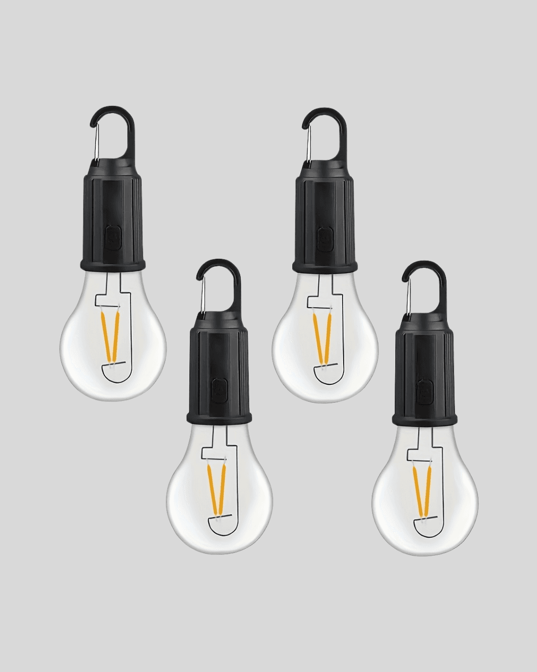 Taşınabilir Şarjlı LED Kamp Lambası – Type-C Girişli ve Kancalı Tasarım