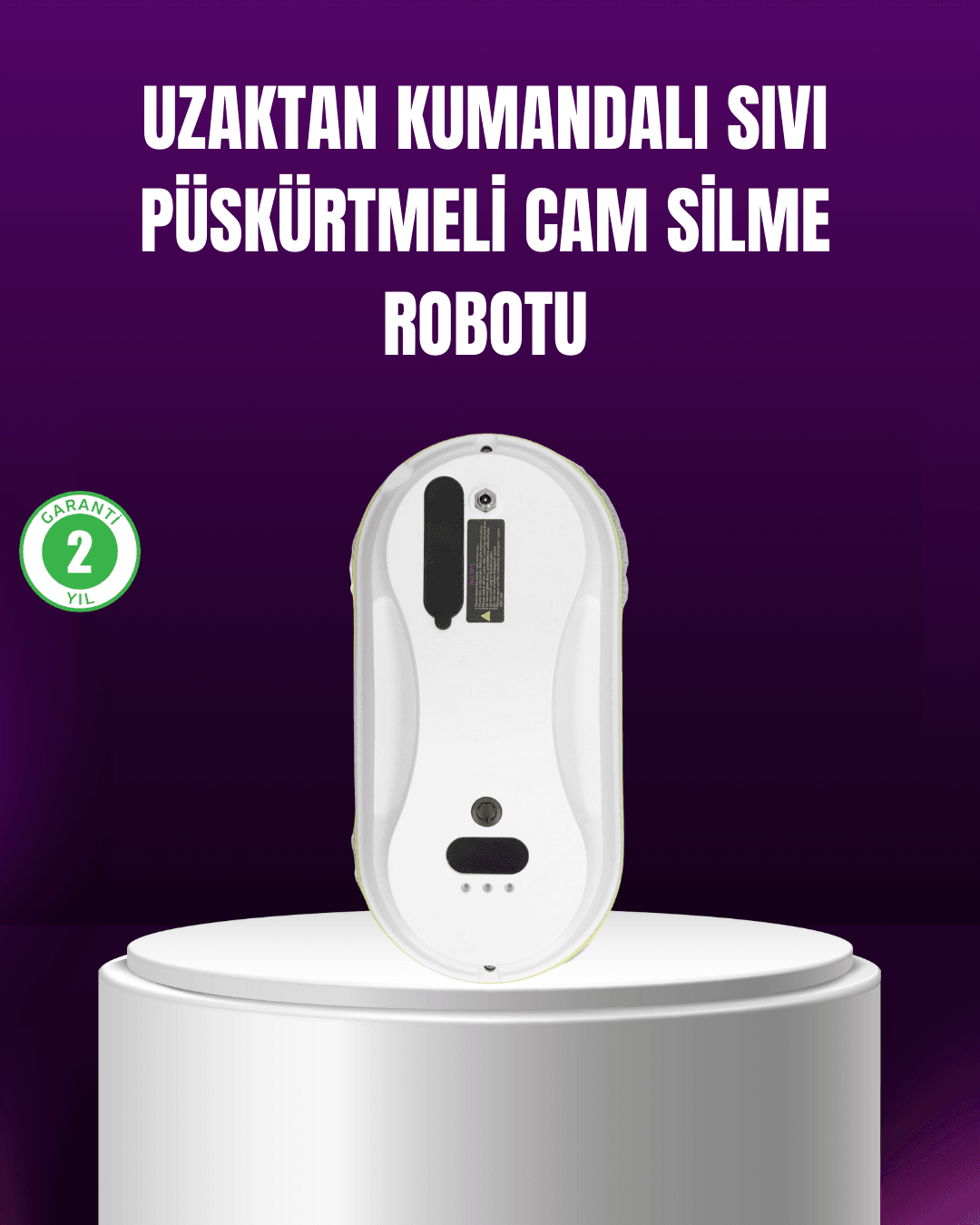 AI Akıllı Rotalı Otomatik Cam Temizleme Robotu