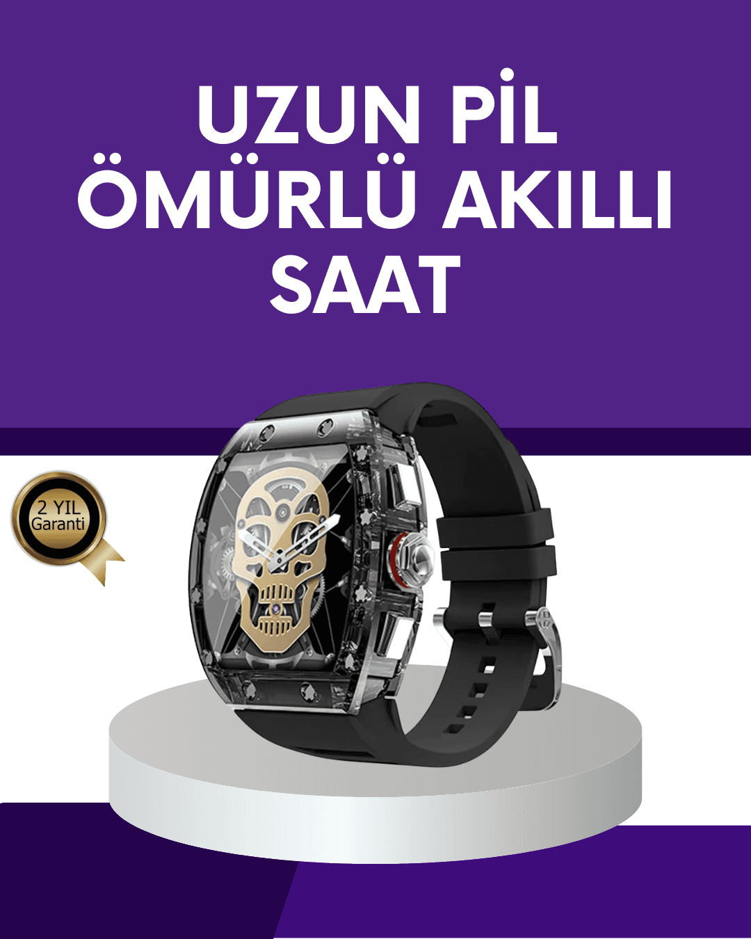 GPS ve NFC Özellikli Akıllı Saat iOS Android Uyumlu