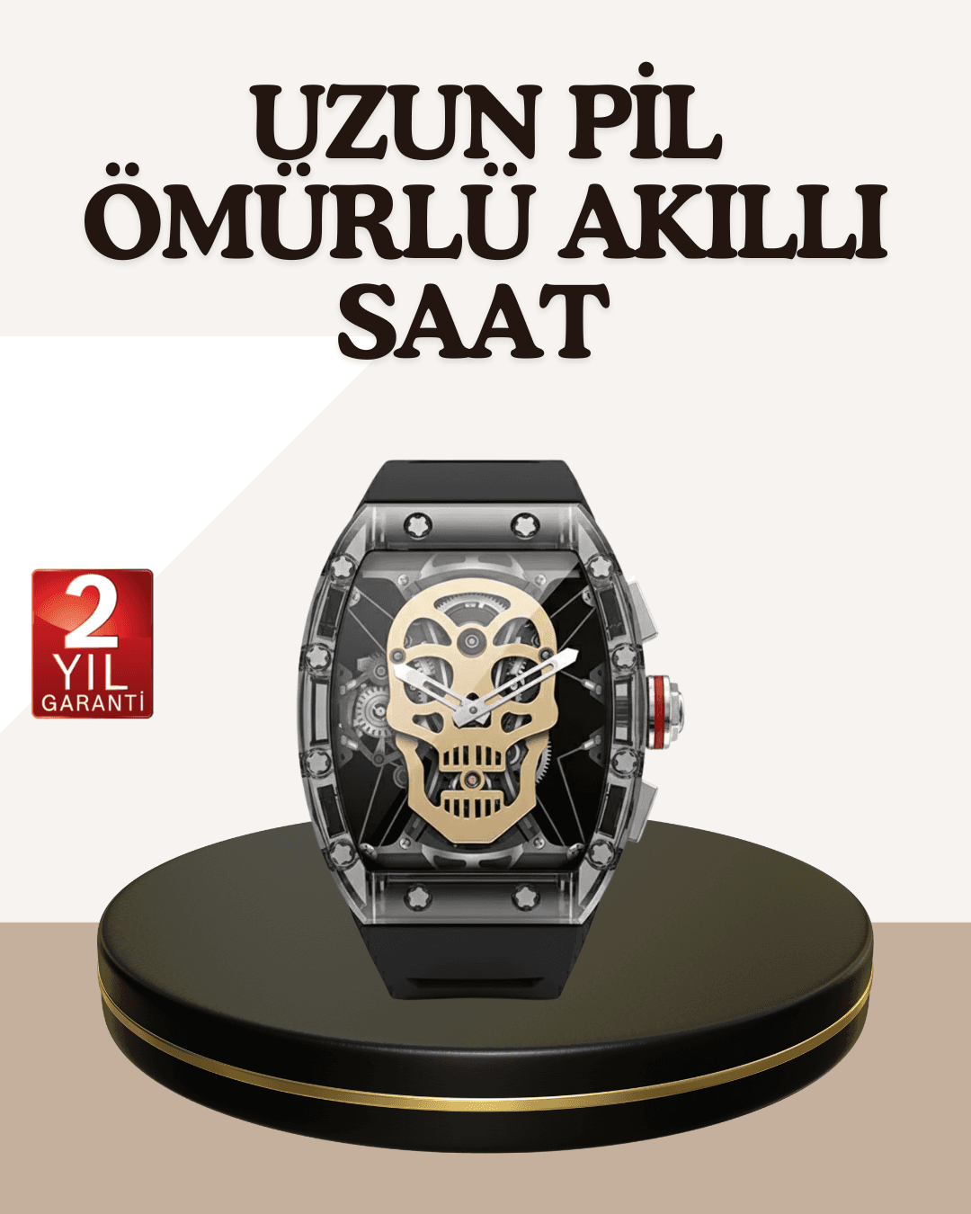 Dokunmatik Akıllı Saat Sesli Asistanlı Geniş Özellikli