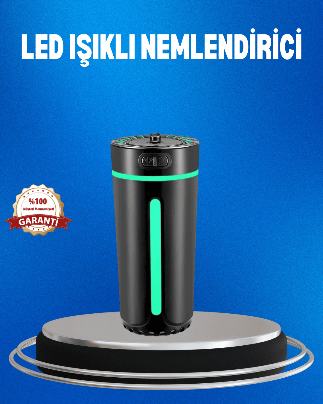 USB Bağlantılı LED’li Hava Nemlendirici Aromaterapi Buhar Difüzörü