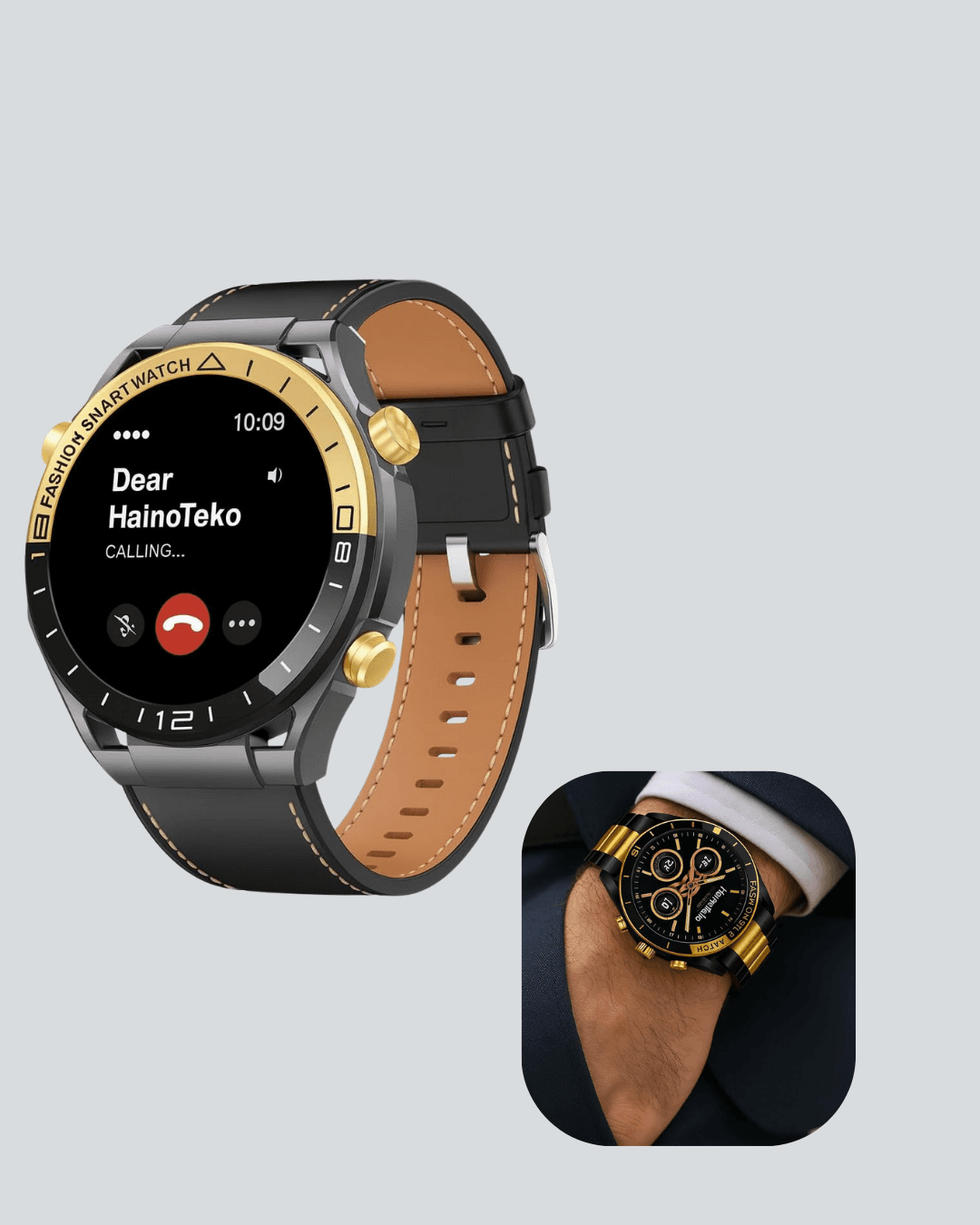 3 Bileklikli Amoled Akıllı Saat Bluetooth Çağrı ve Sağlık Takipli Yeni Nesil