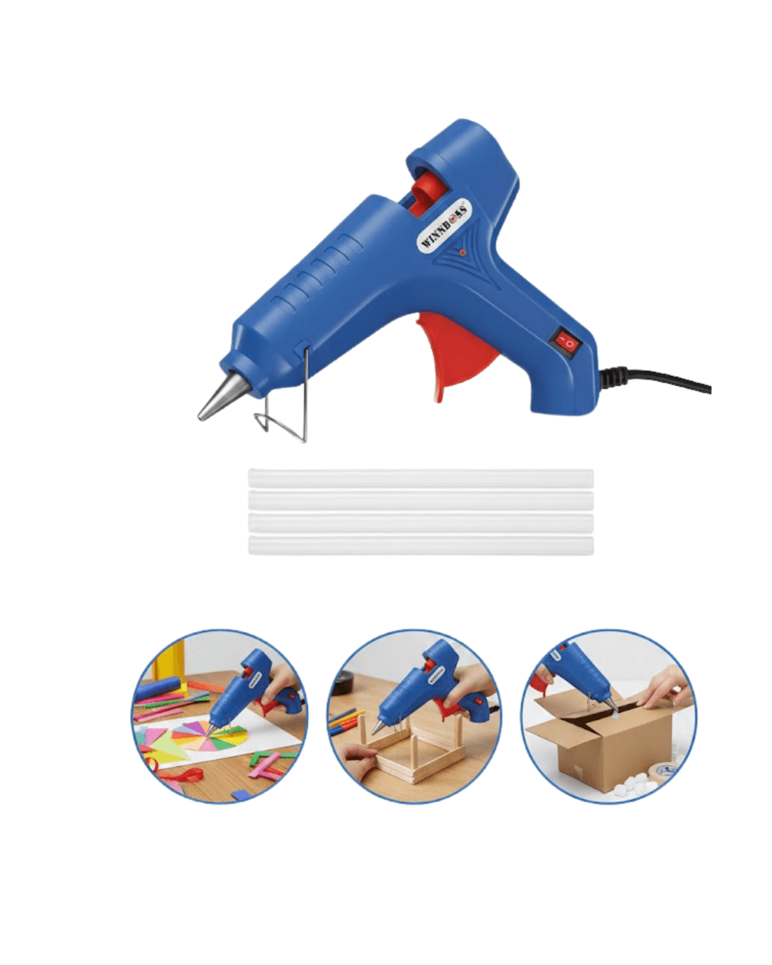 11 mm Silikon Uyumlu 60 W Silikon Tabancası 5 Adet Silikon Hediyeli