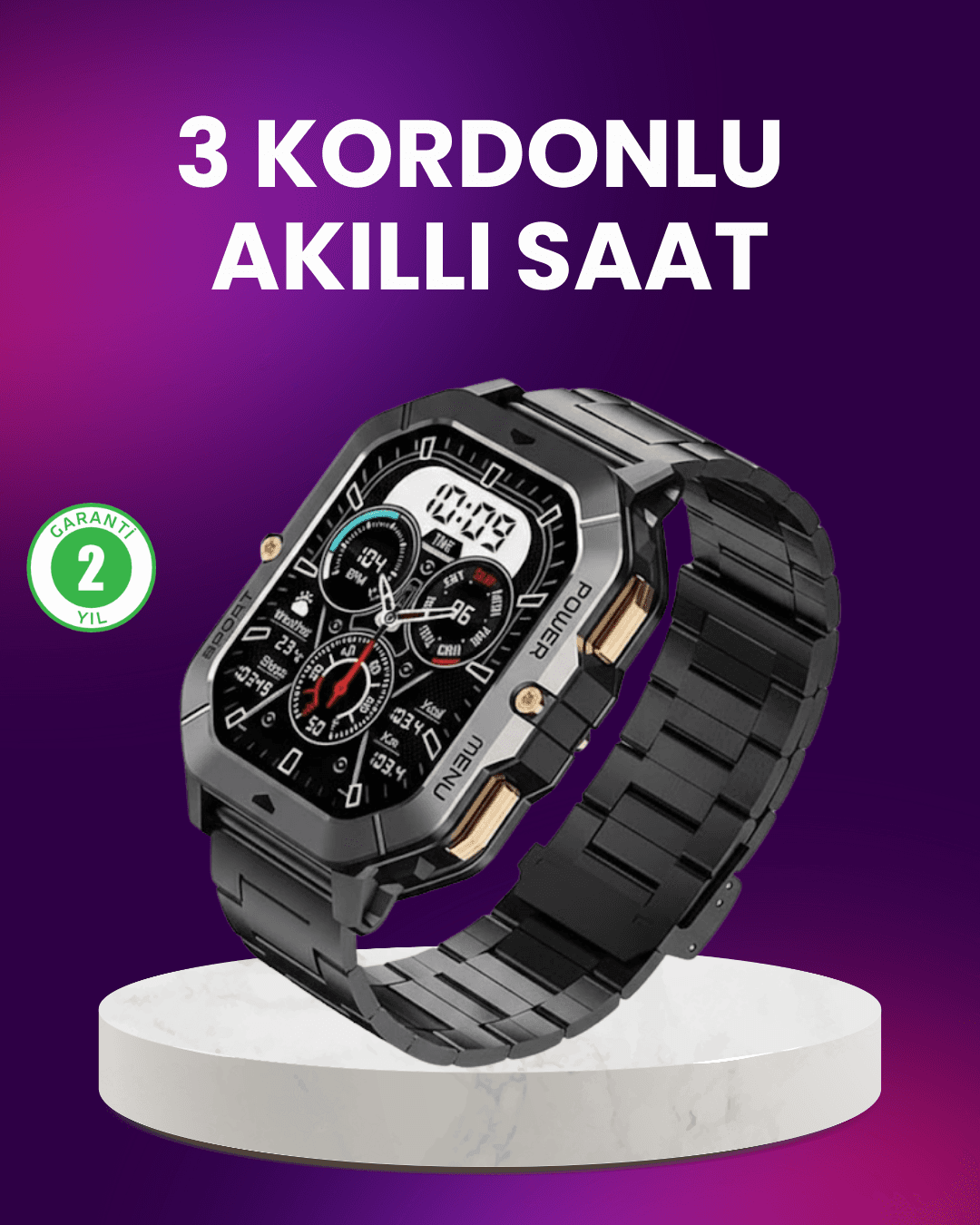 Bildirim ve Spor Takipli Akıllı Saat