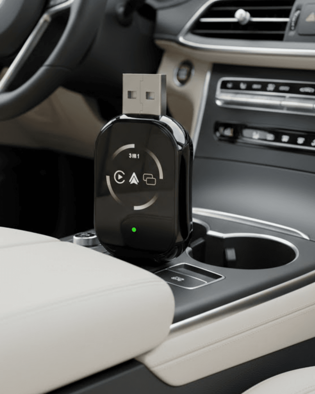 Kablosuz CarPlay Android Auto Dönüştürücü Kablo Derdi Olmadan Bağlantı