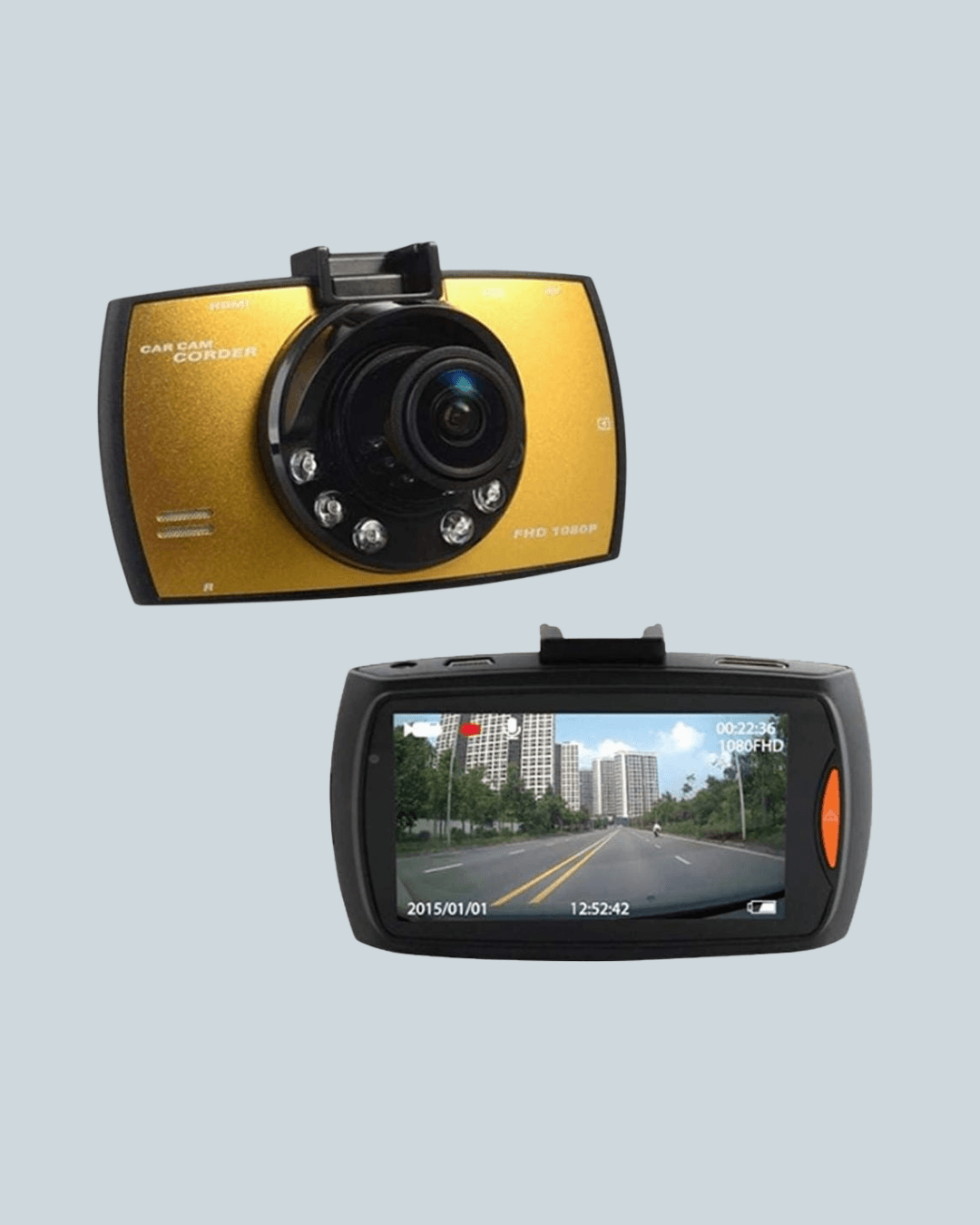 Araç İçi HD DVR Kamera G Sensor ve Hareket Algılama Özellikli