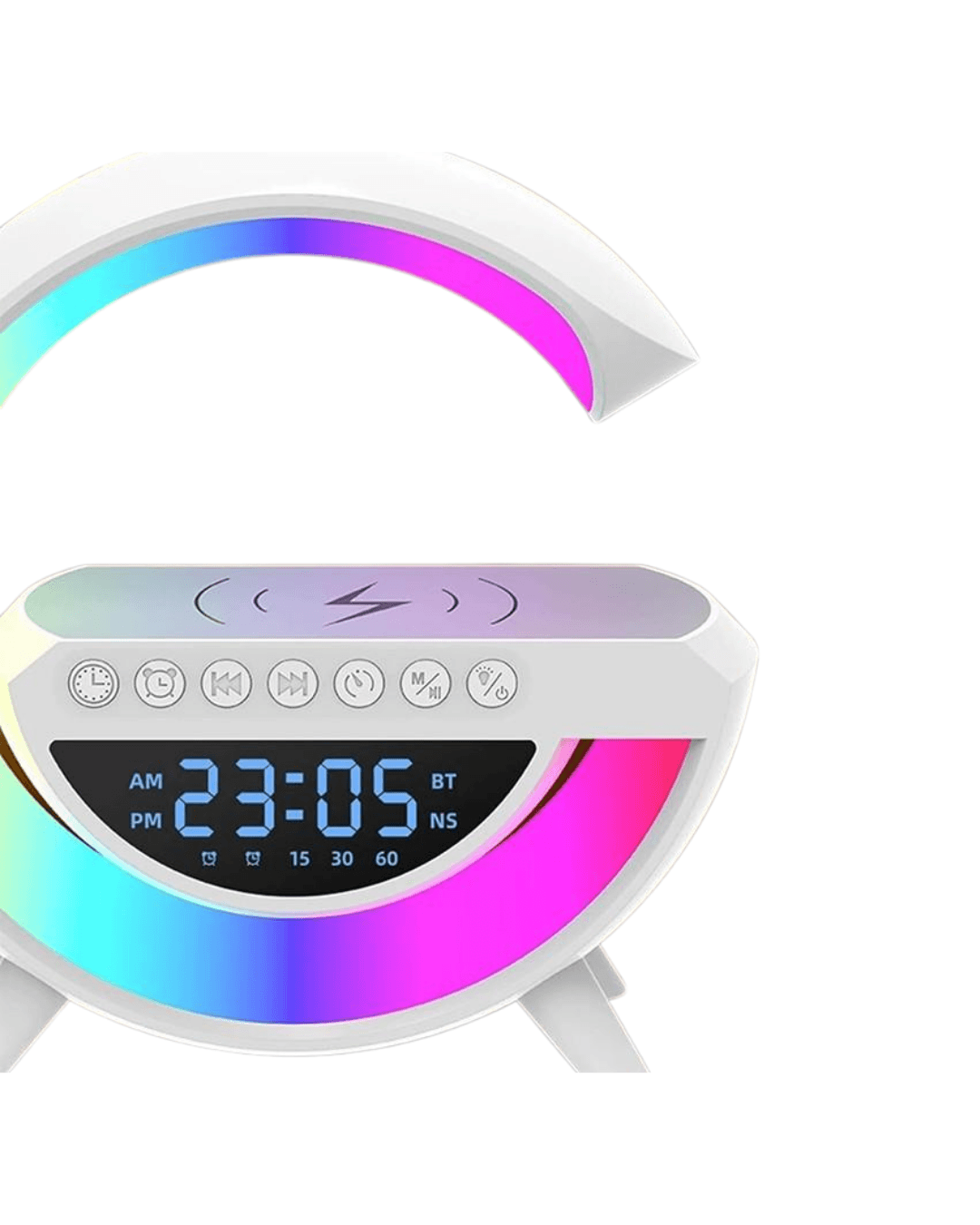 RGB Işıklı Bluetooth Hoparlör TF Kart ve FM Destekli Kablosuz Ses Sistemi
