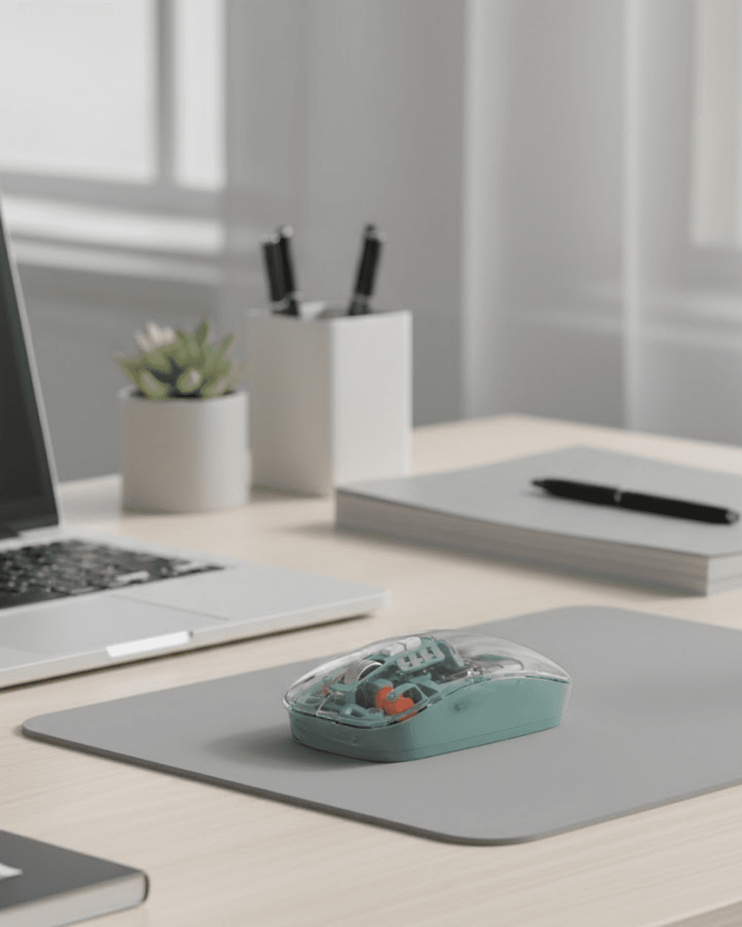 Çift Mod Bağlantılı Kablosuz Mouse Bluetooth ve USB Alıcılı