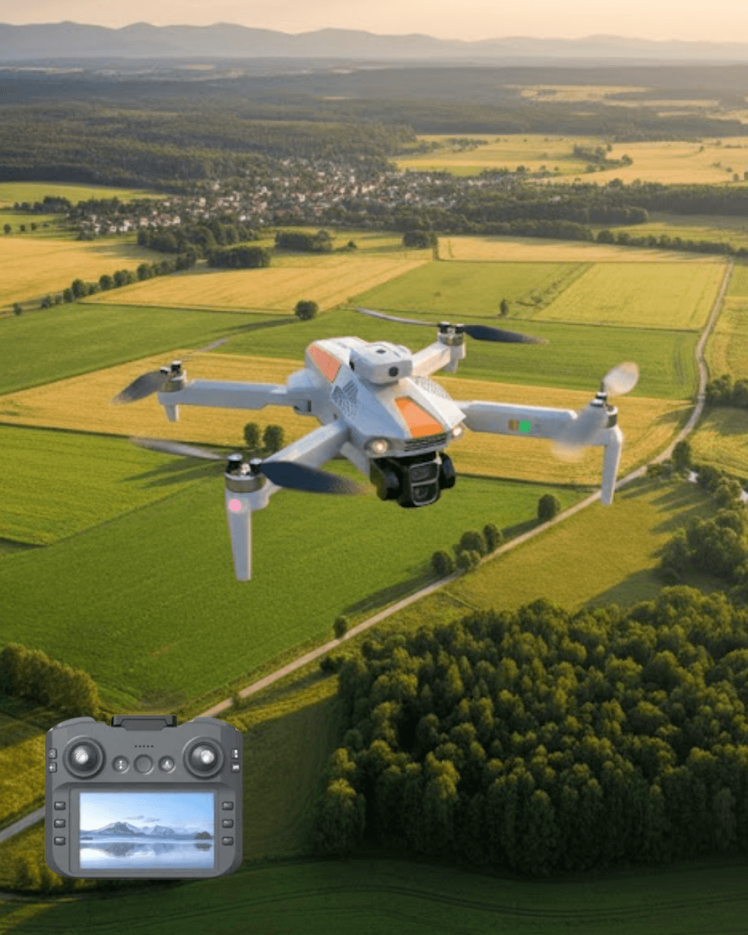 Uzun Menzilli Drone 1080P GPS Full HD Kameralı