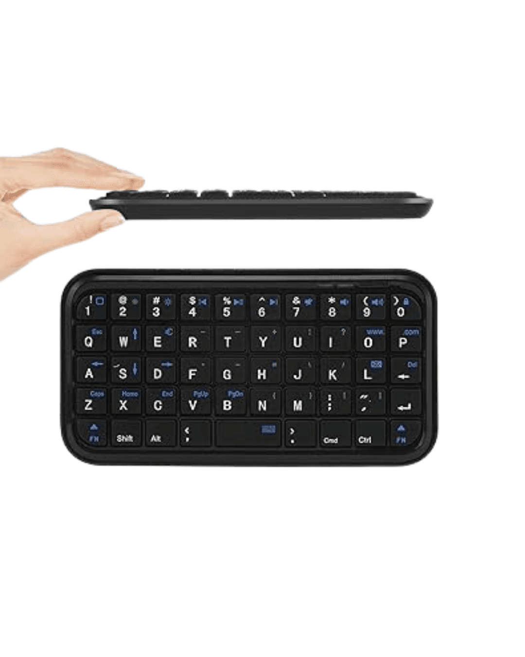 Mini Bluetooth Klavye Kablosuz Taşınabilir Cep Boyutu Klavye