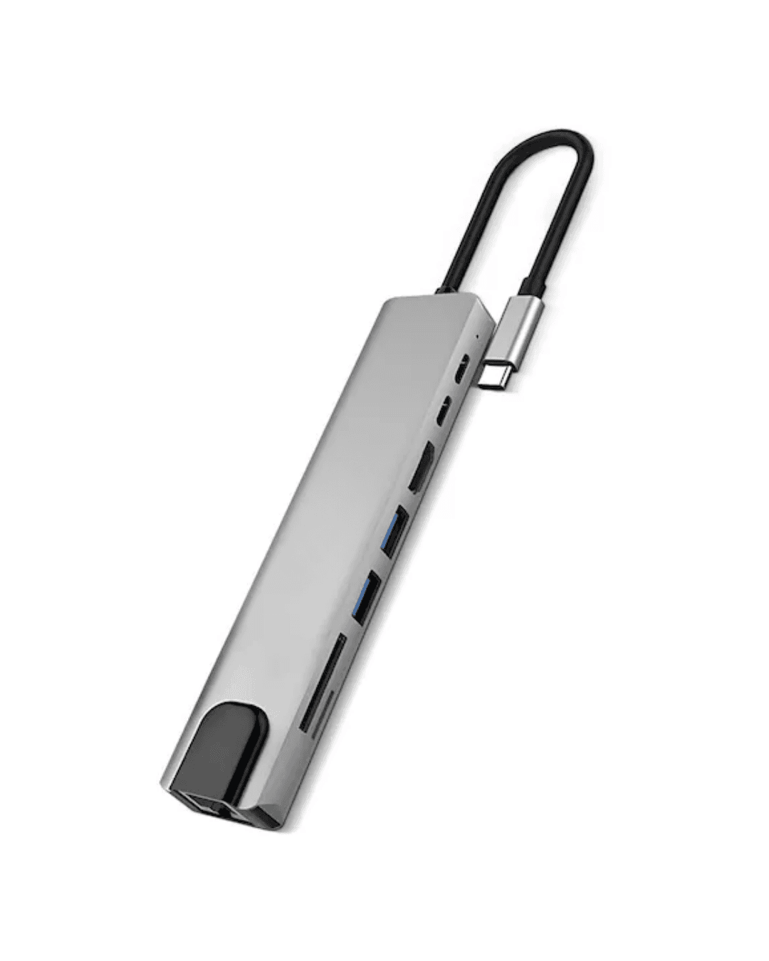 Type C Çoklu Port Hub 8 Port USB HDMI SD Kart Ethernet Adaptör