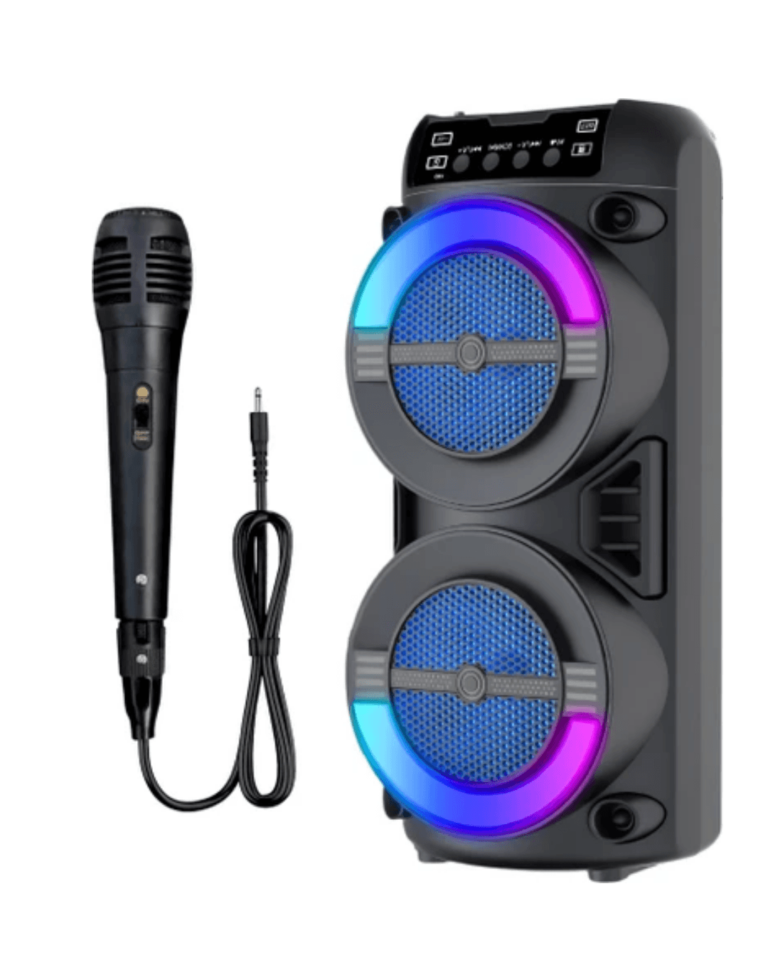 RGB Işıklı Bluetooth Hoparlör Kablosuz Taşınabilir Stereo Speaker