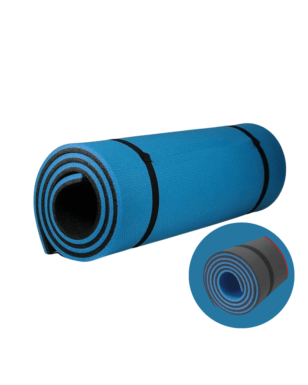 10 mm Spor ve Kamp Matı Çift Taraflı Kullanım Kaymaz Yüzey Hafif ve Dayanıklı