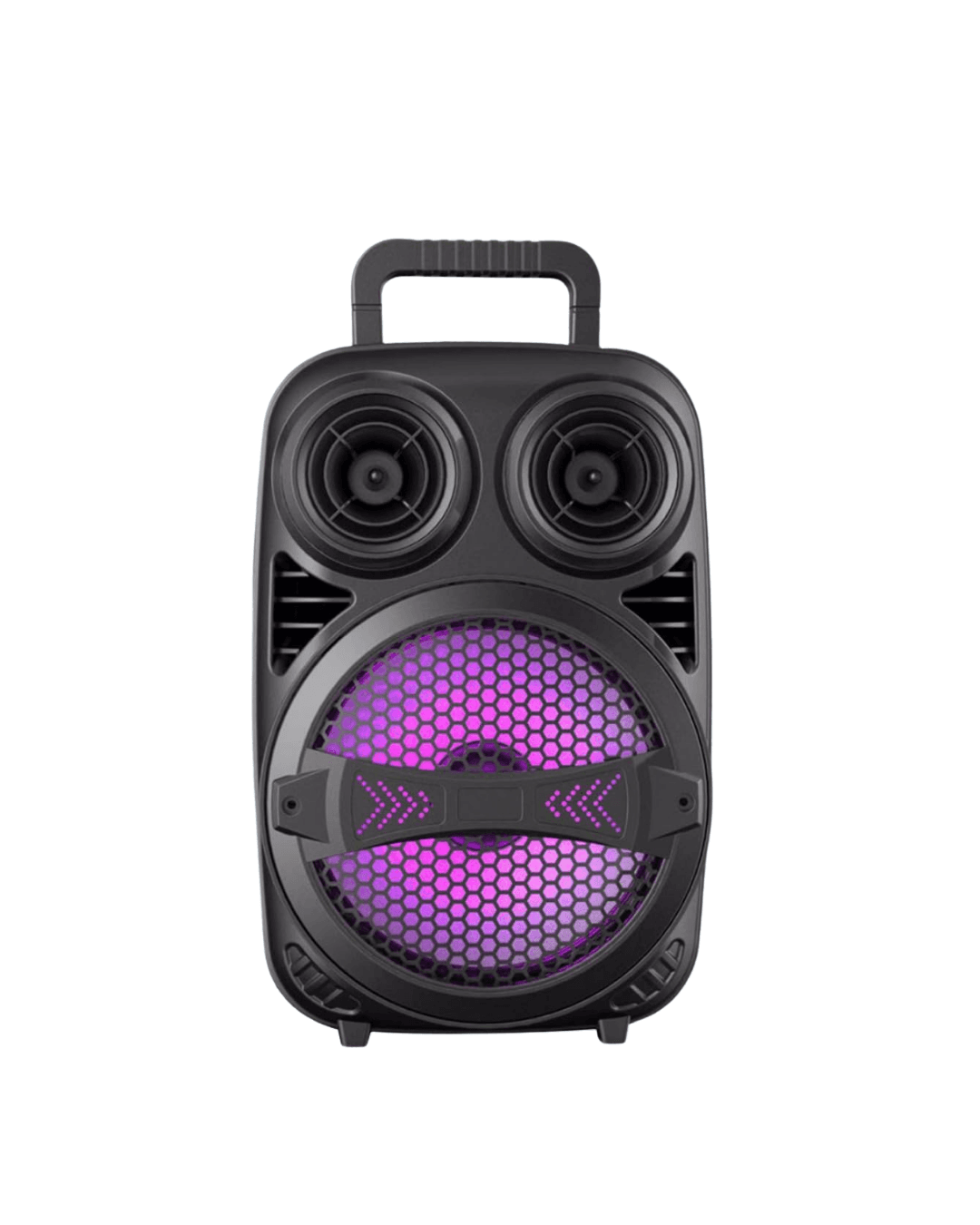 Bluetooth Taşınabilir Karaoke Hoparlör 6.5 İnç Mikrofonlu RGB Işıklı USB TF Kart Destekli