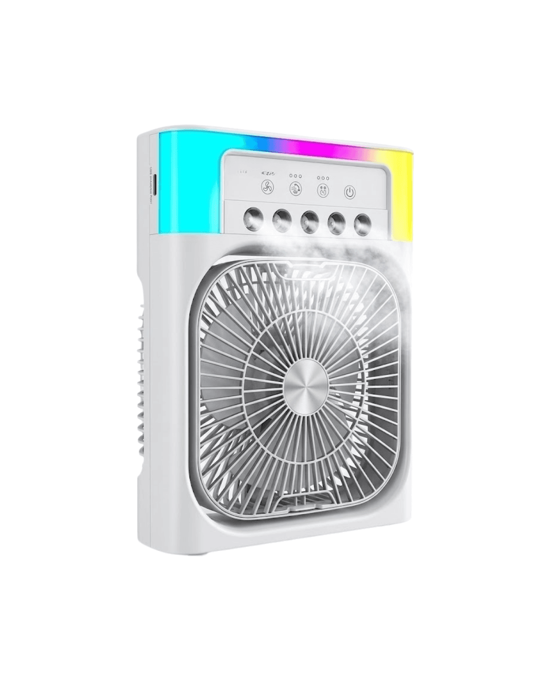 Su Buharlı Mini Klima Fan RGB Işıklı Taşınabilir Serinletici