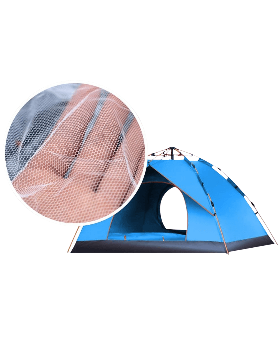 2 3 Kişilik Otomatik Kamp Çadırı Su Geçirmez Outdoor Pratik Kurulum