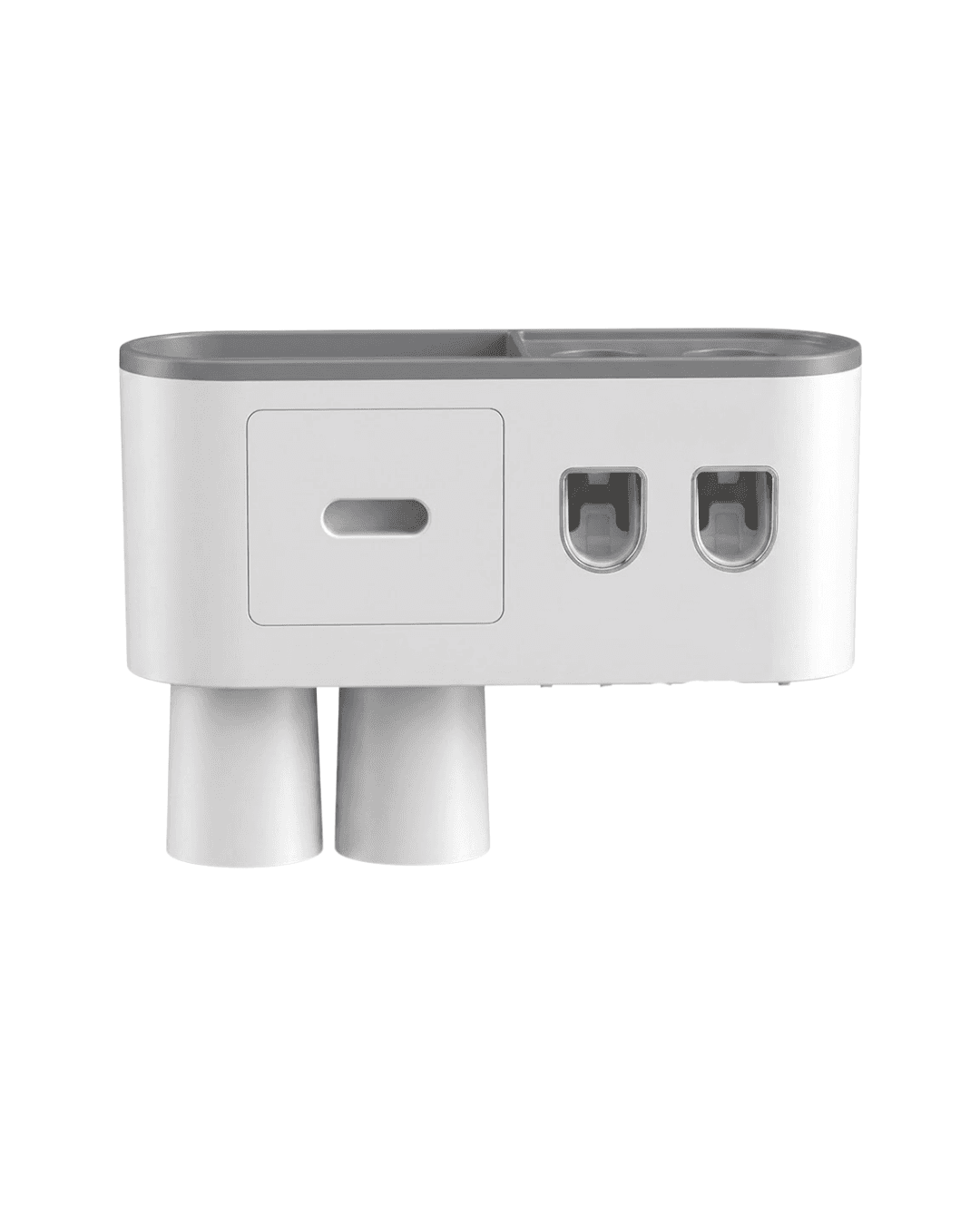 Banyo Organizer Diş Fırçası Tutucu Çift Dispenserli Raflı Çekmeceli