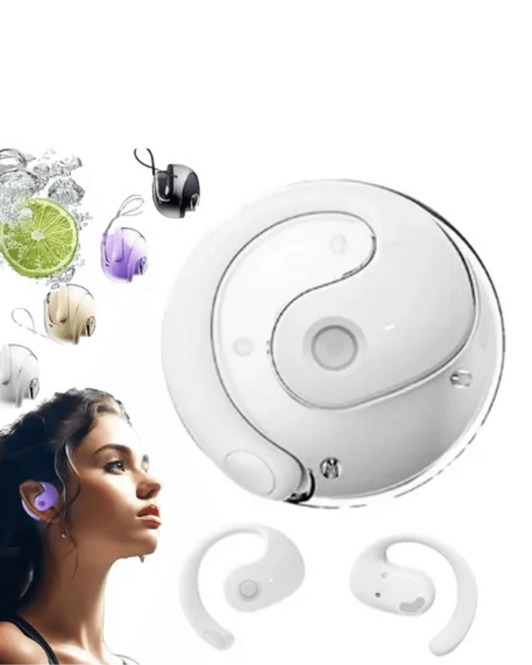 Kablosuz Kulaklık Bluetooth 5.4 Uzun Pil Ömrü ve Dokunmatik Kontrol Özellikli