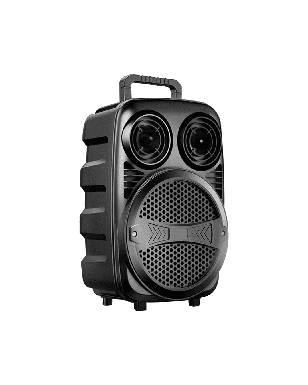 Bluetooth Taşınabilir Karaoke Hoparlör 6.5 İnç Mikrofonlu RGB Işıklı USB TF Kart Destekli