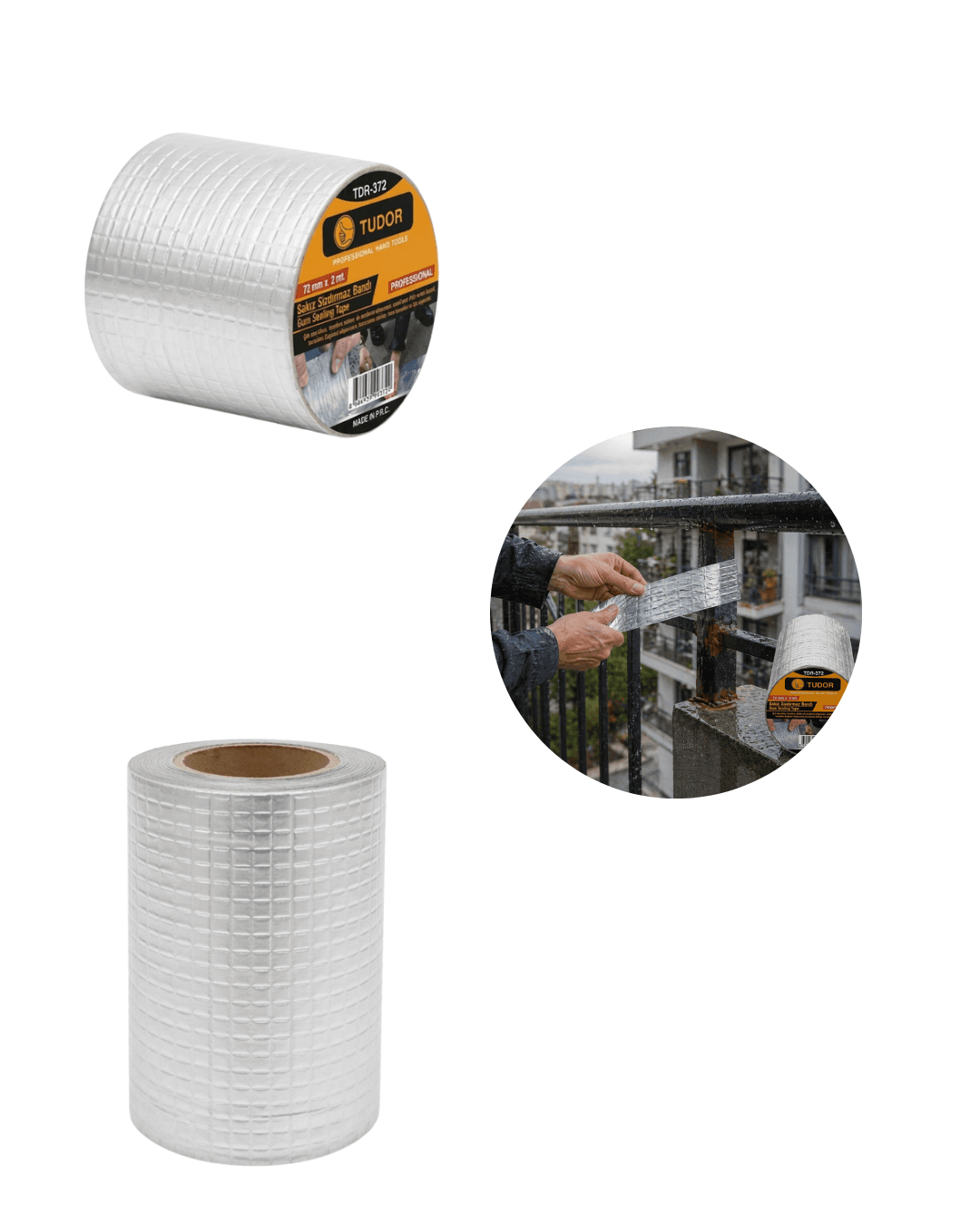 3 Lü Set Su Geçirmez Sızdırmaz Tamir Bandı Güçlü Yapışkanlı 72 MM