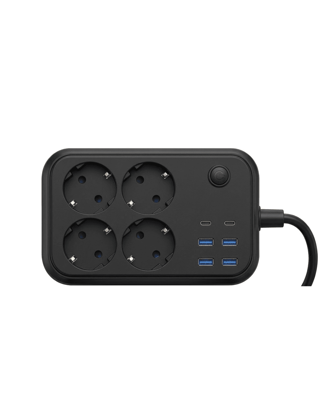 Akım Korumalı Çoklu Priz 4 USB 2 Type C 4 Priz Güvenli ve Hızlı Şarj