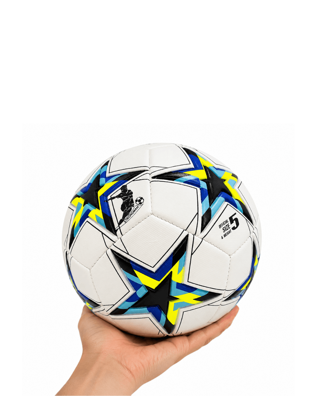 Profesyonel Dikişli Futbol Topu Dayanıklı Kaymaz Yüzeyli Antrenman Topu