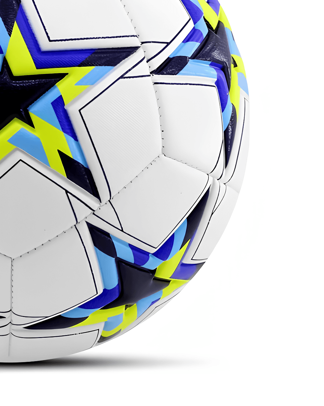 Profesyonel Dikişli Futbol Topu Dayanıklı Kaymaz Yüzeyli Antrenman Topu