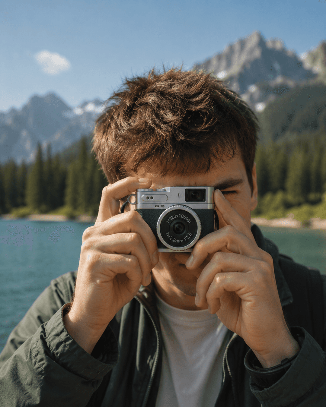 1080P HD Mini Dijital Kamera IPS Ekranlı Taşınabilir Fotoğraf Makinesi