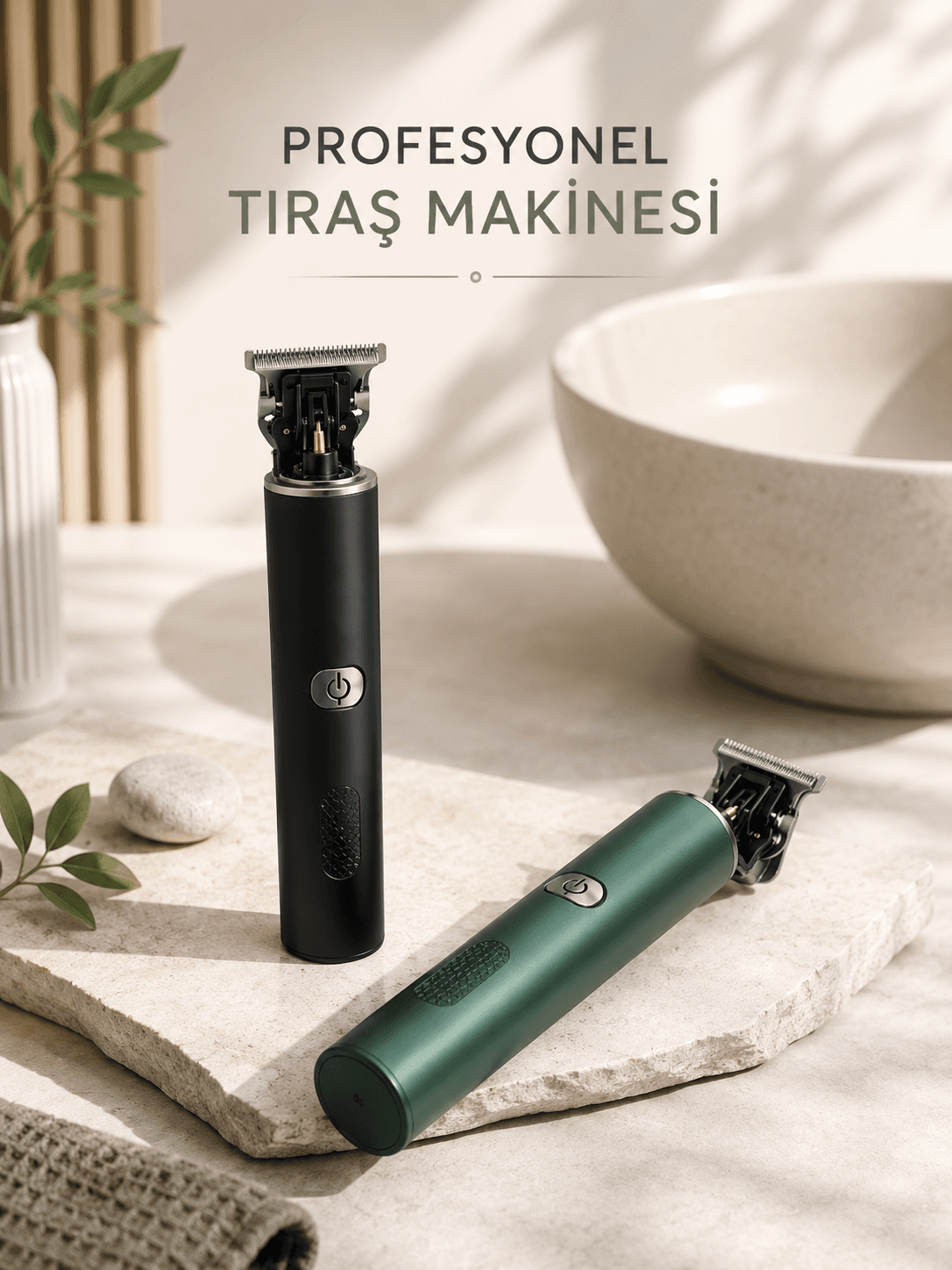 Tıraş Makinesi Saç Sakal Ense Çizim Ayarlanabilir Başlık