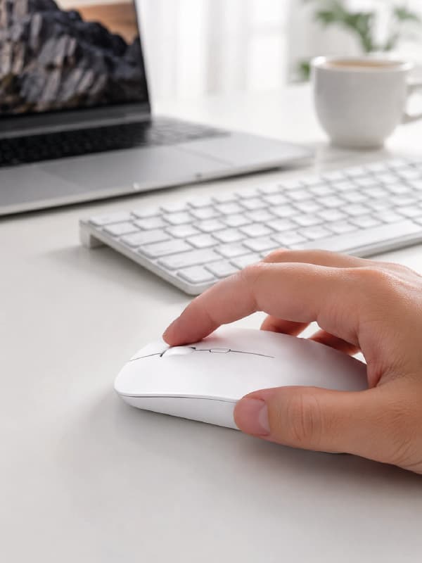 PG-908 MOUSE BEYAZ
