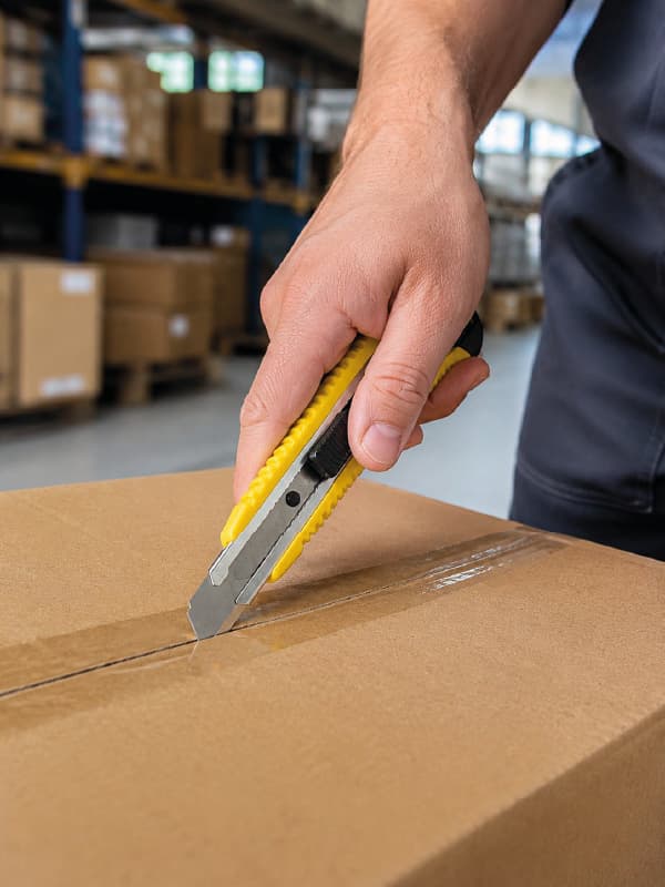 5 Adet Metal Falçata Seti Ergonomik Saplı Çelik Maket Bıçağı Koli Ambalaj PVC Kesici