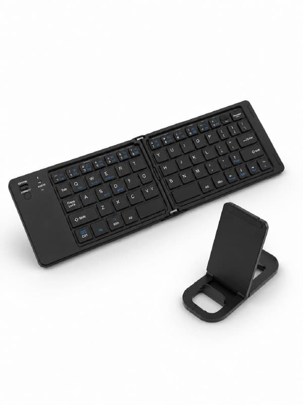 Taşınabilir Katlanabilir Bluetooth Klavye iOS Android Windows Uyumlu
