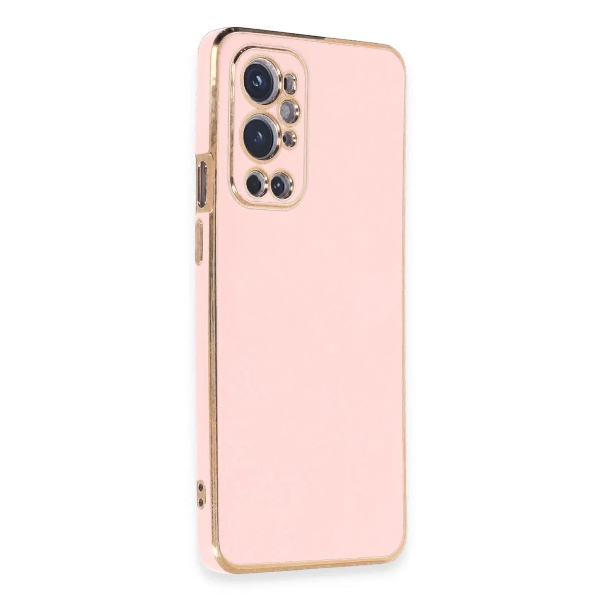 One Plus 9 Pro Kılıf Volet Silikon - Pembe
