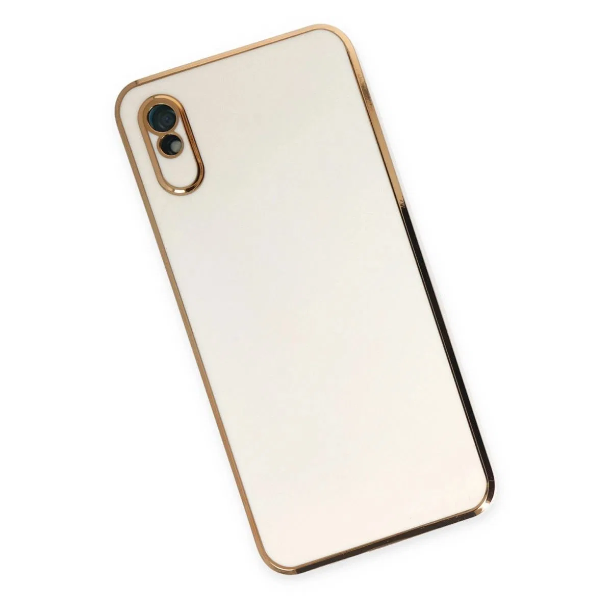 Xiaomi Redmi 9a Kılıf Volet Silikon - Beyaz