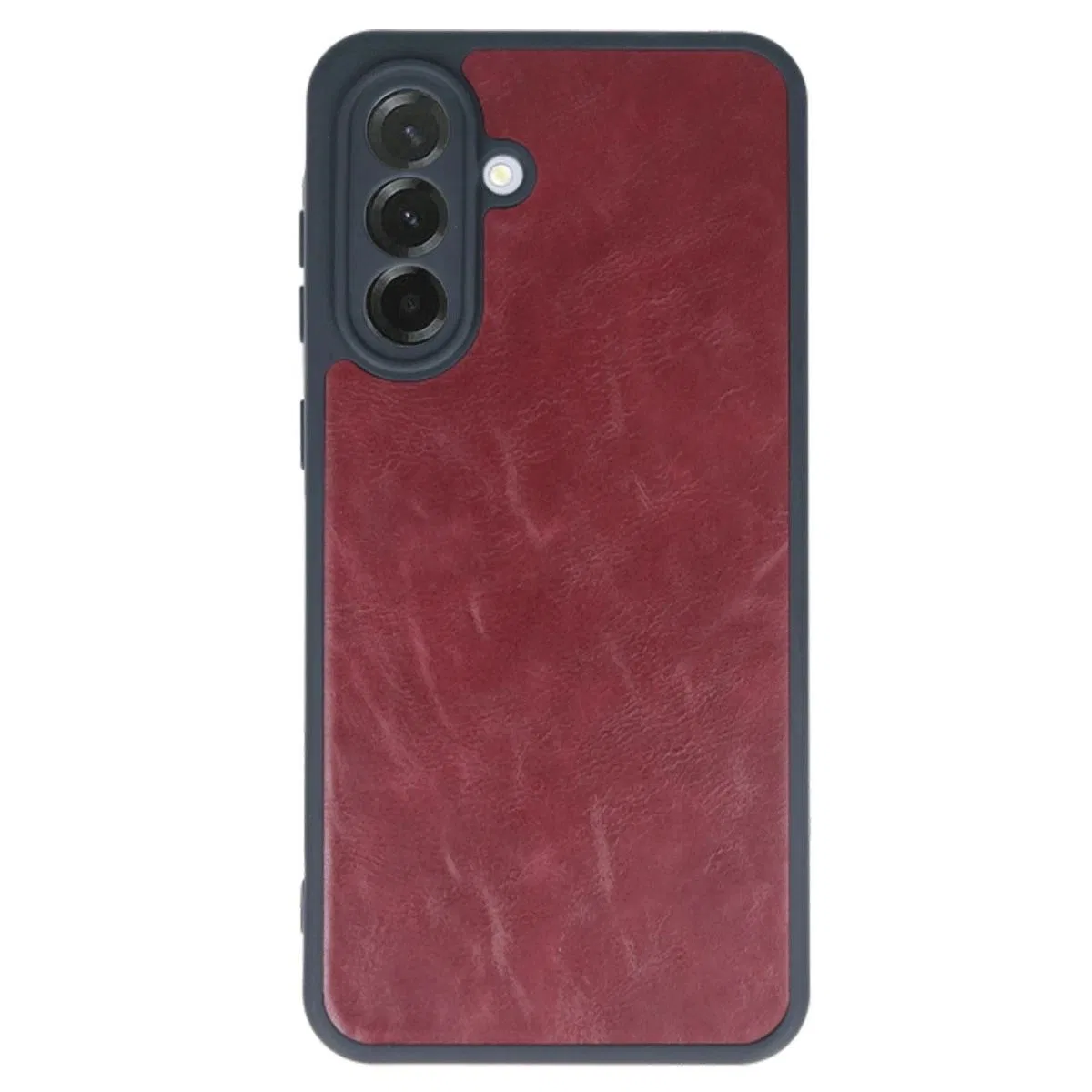 Samsung Galaxy A15 4g Kılıf Aras Deri Kapak - Bordo