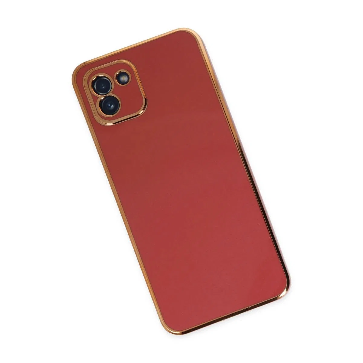 Samsung Galaxy A03 Kılıf Volet Silikon - Kırmızı