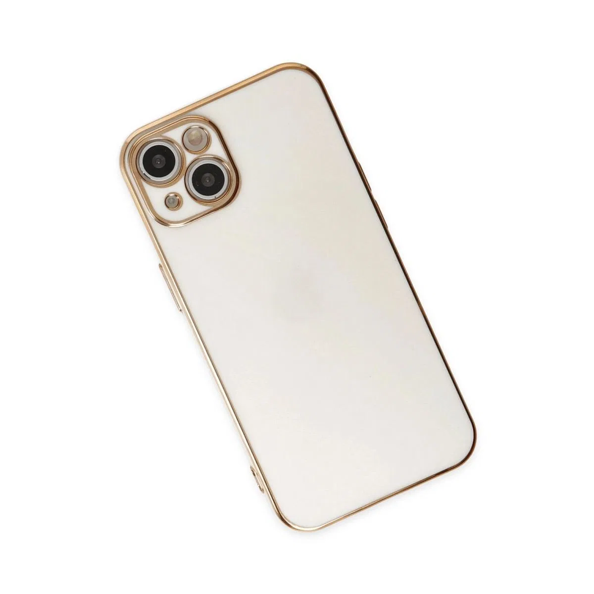 Apple İphone 14 Kılıf Volet Silikon - Beyaz