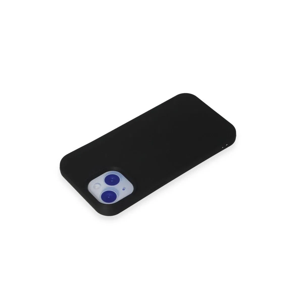 Newface Apple İphone 15 Kılıf Nano İçi Kadife Silikon - Siyah