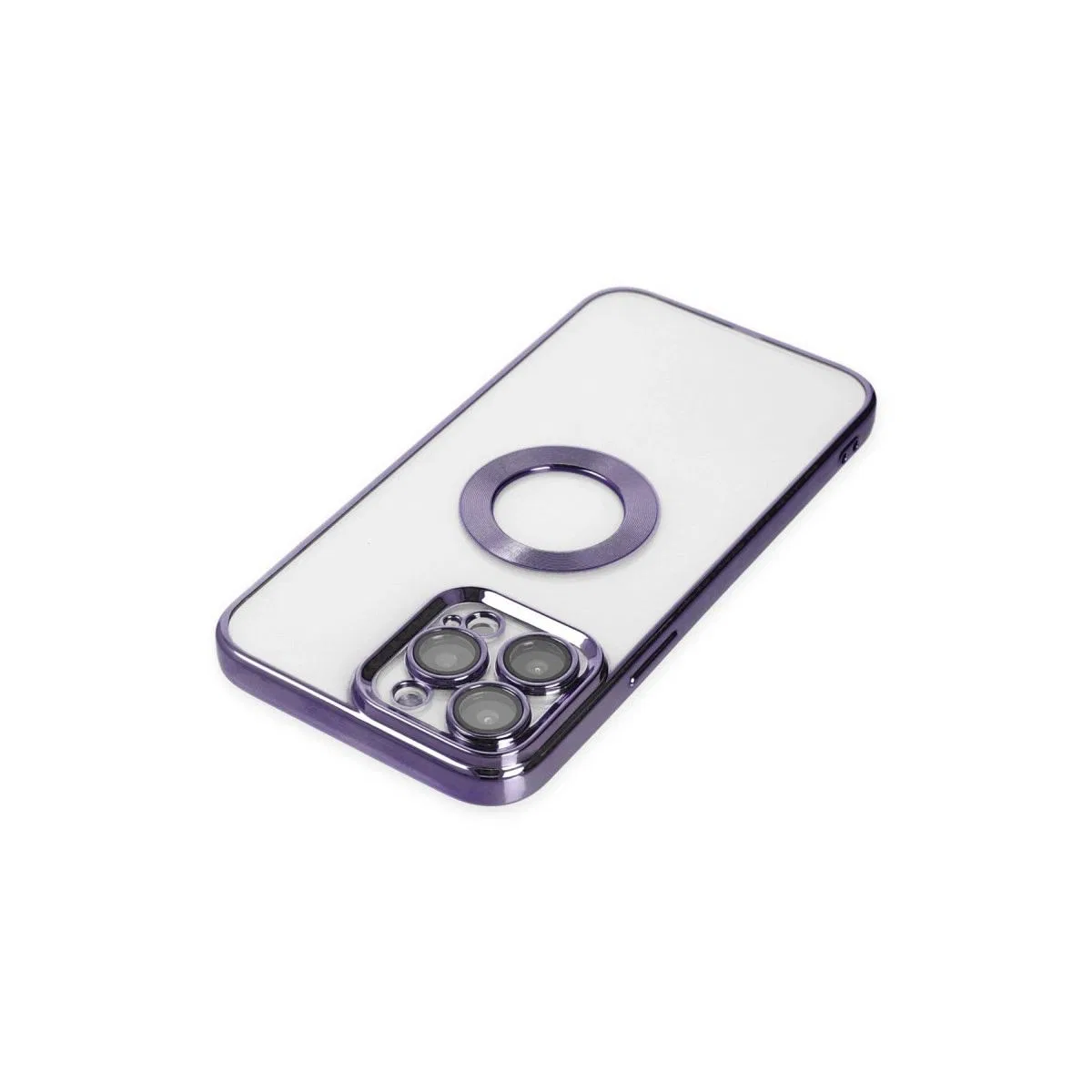 Apple İphone 14 Pro Kılıf Slot Silikon - Mor