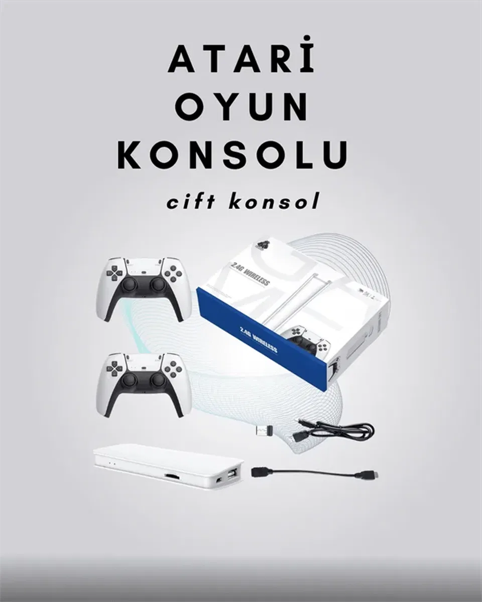 4K Destekli Bluetooth Retro Oyun Konsolu – M15 Modeli